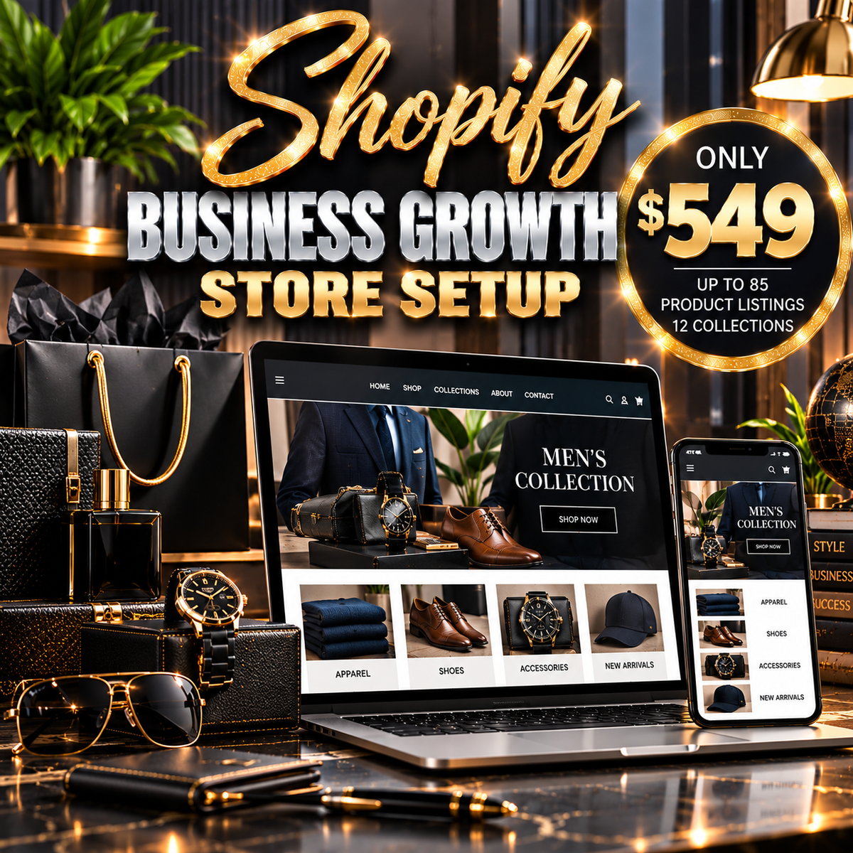 Shopify Business Growth Store Setup