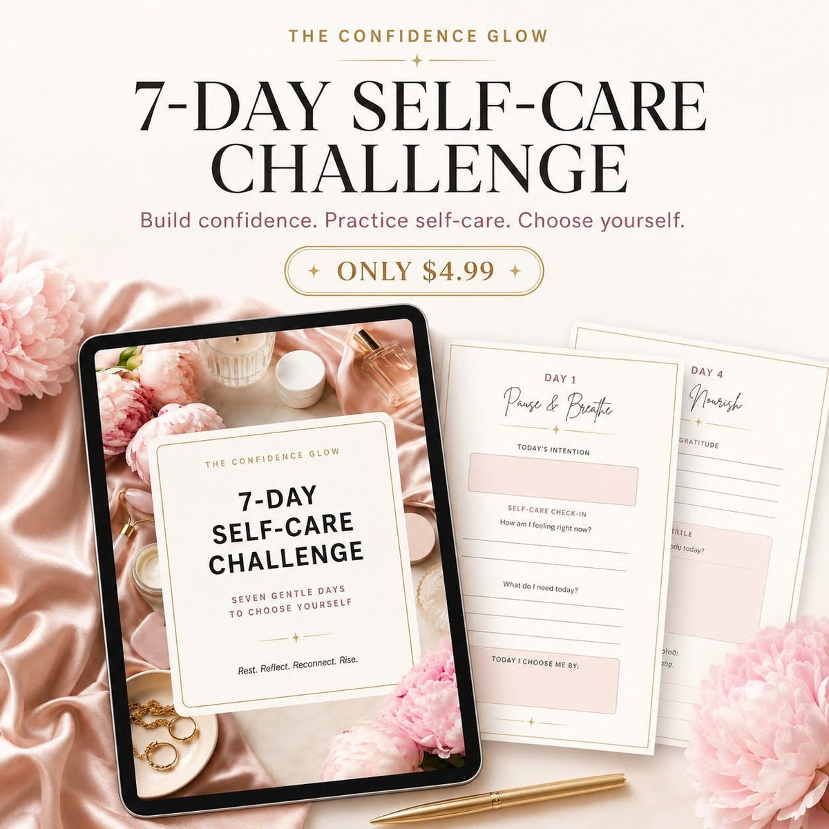 The Confidence Glow 7-Day Self-Care Challenge