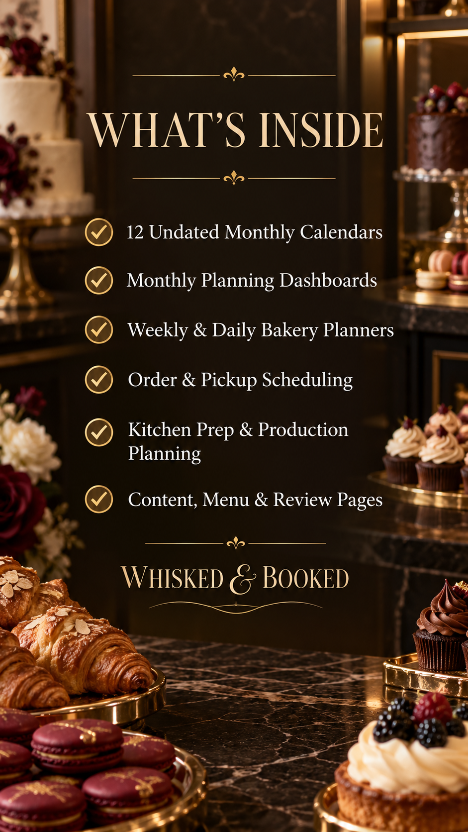 Whisked & Booked: The Baker Business Planner