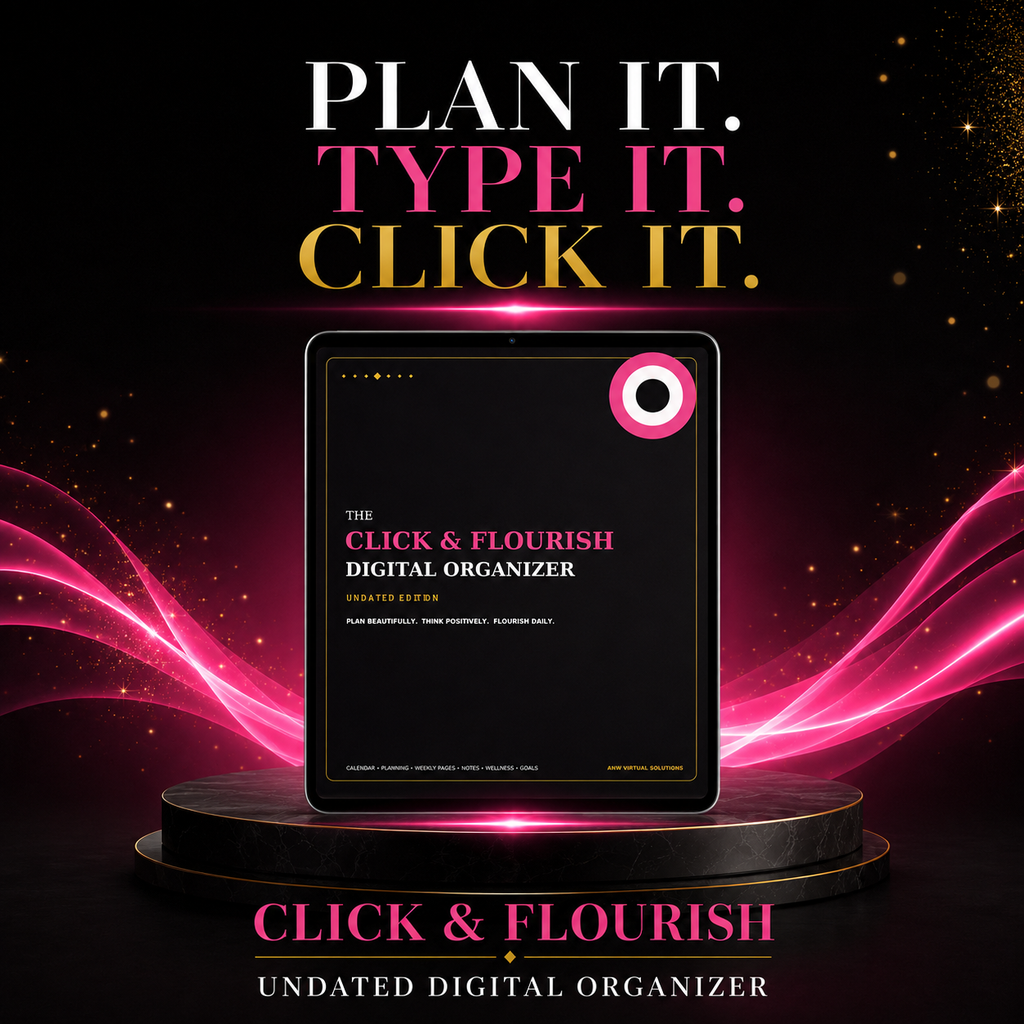 The Click & Flourish Digital Organizer