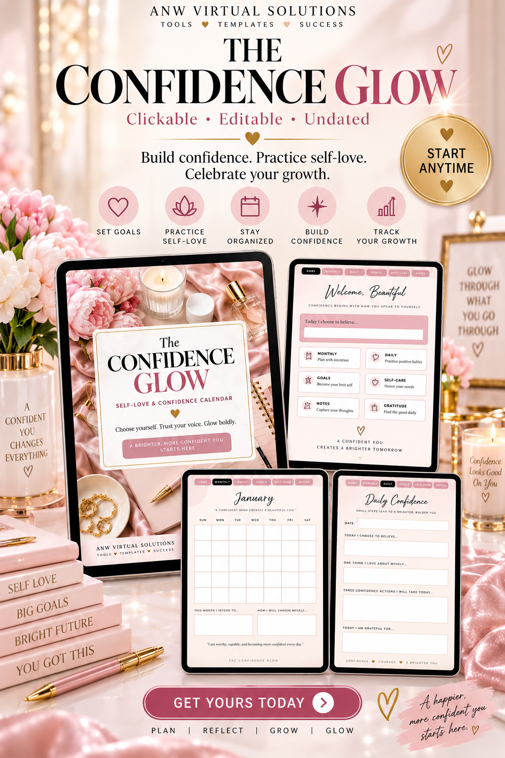 The Confidence Glow Calendar